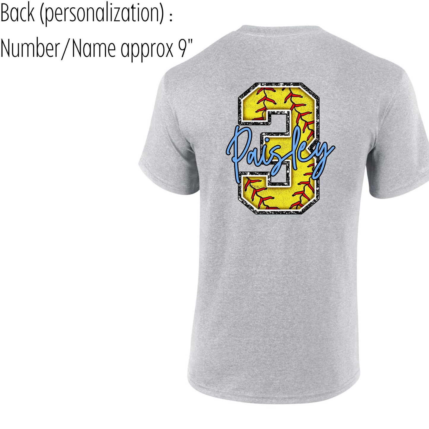 Storm Sport Grey Short Sleeve Tee Adult & Youth : TAT 10-14 business days from purchase date