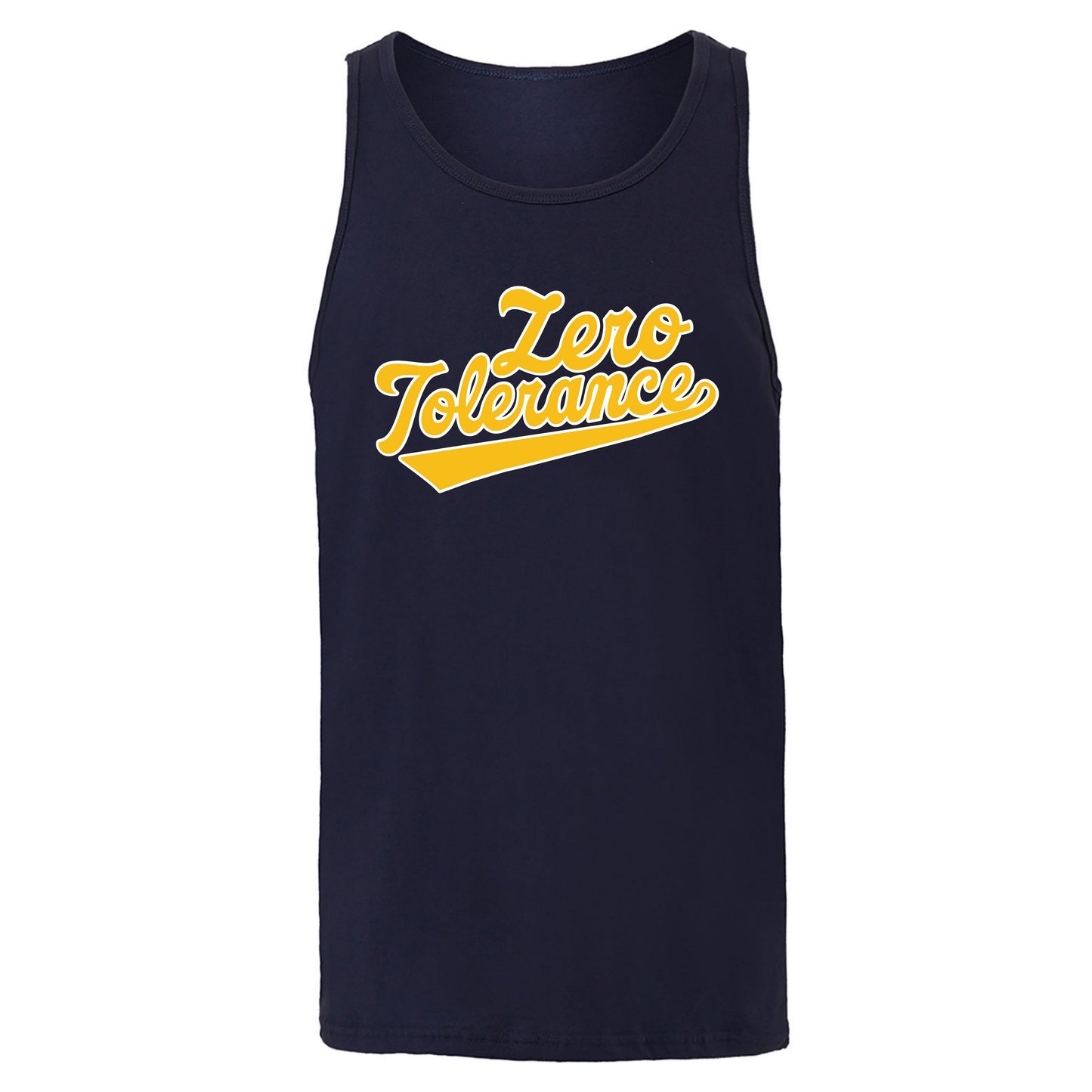 Zero Tolerance Navy Unisex Tank Adult & Youth : TAT 10-14 business days from purchase date