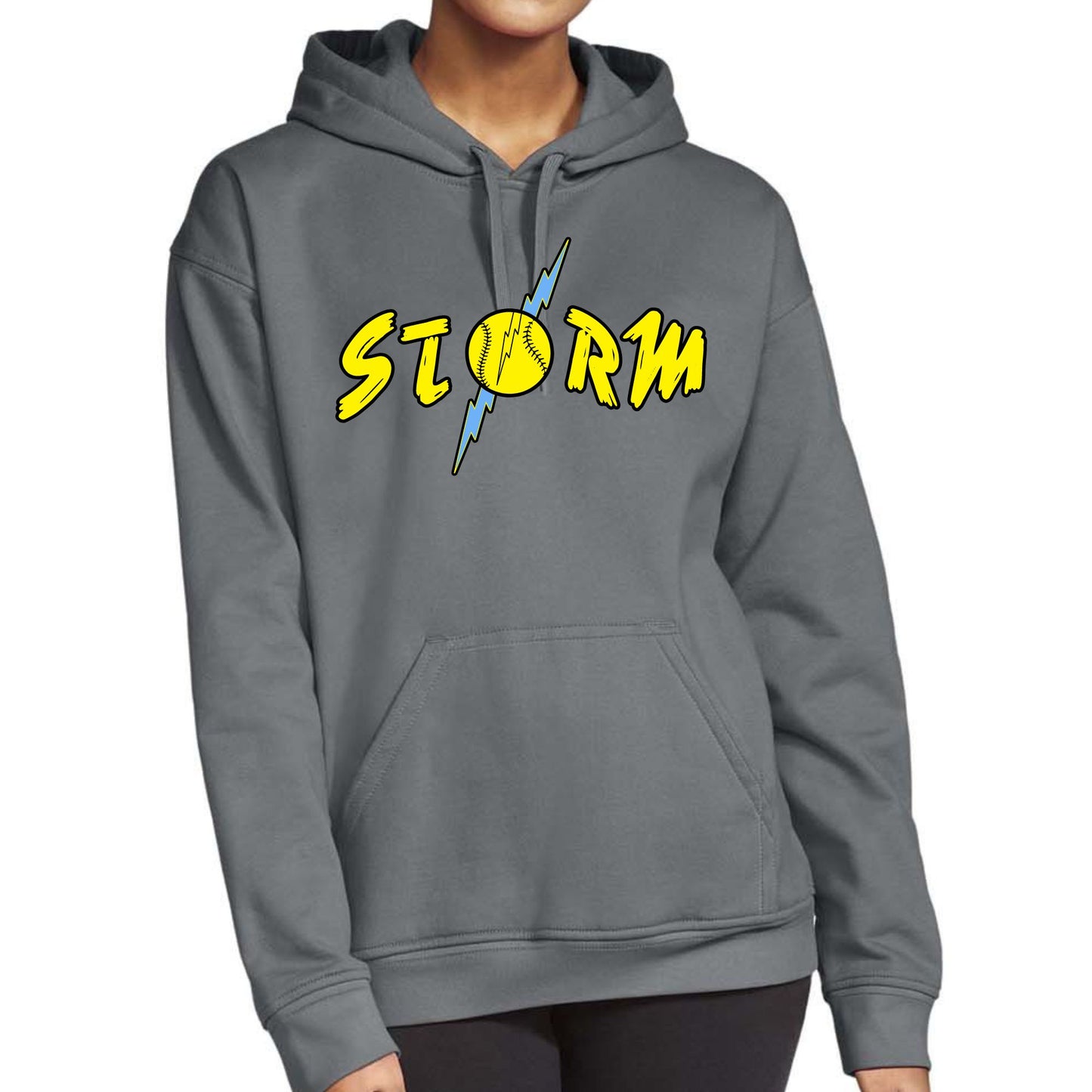 Storm Charcoal Hooded Sweatshirt Adult & Youth : TAT 10-14 business days from purchase date