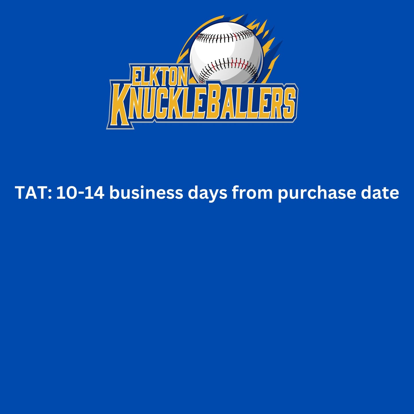 EKB - Royal - Adult & Youth : TAT 10-14 business days from purchase date