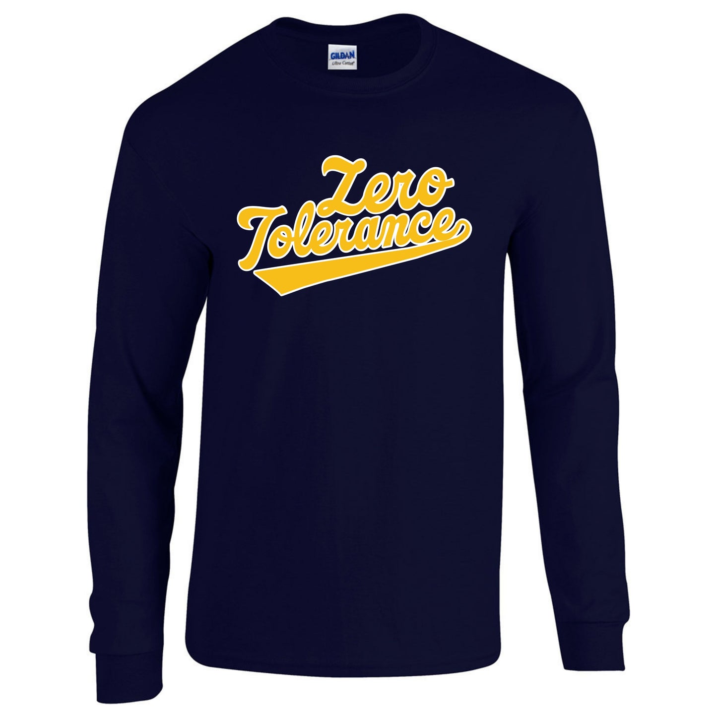 Zero Tolerance Navy Long Sleeve Tee Adult & Youth : TAT 10-14 business days from purchase date