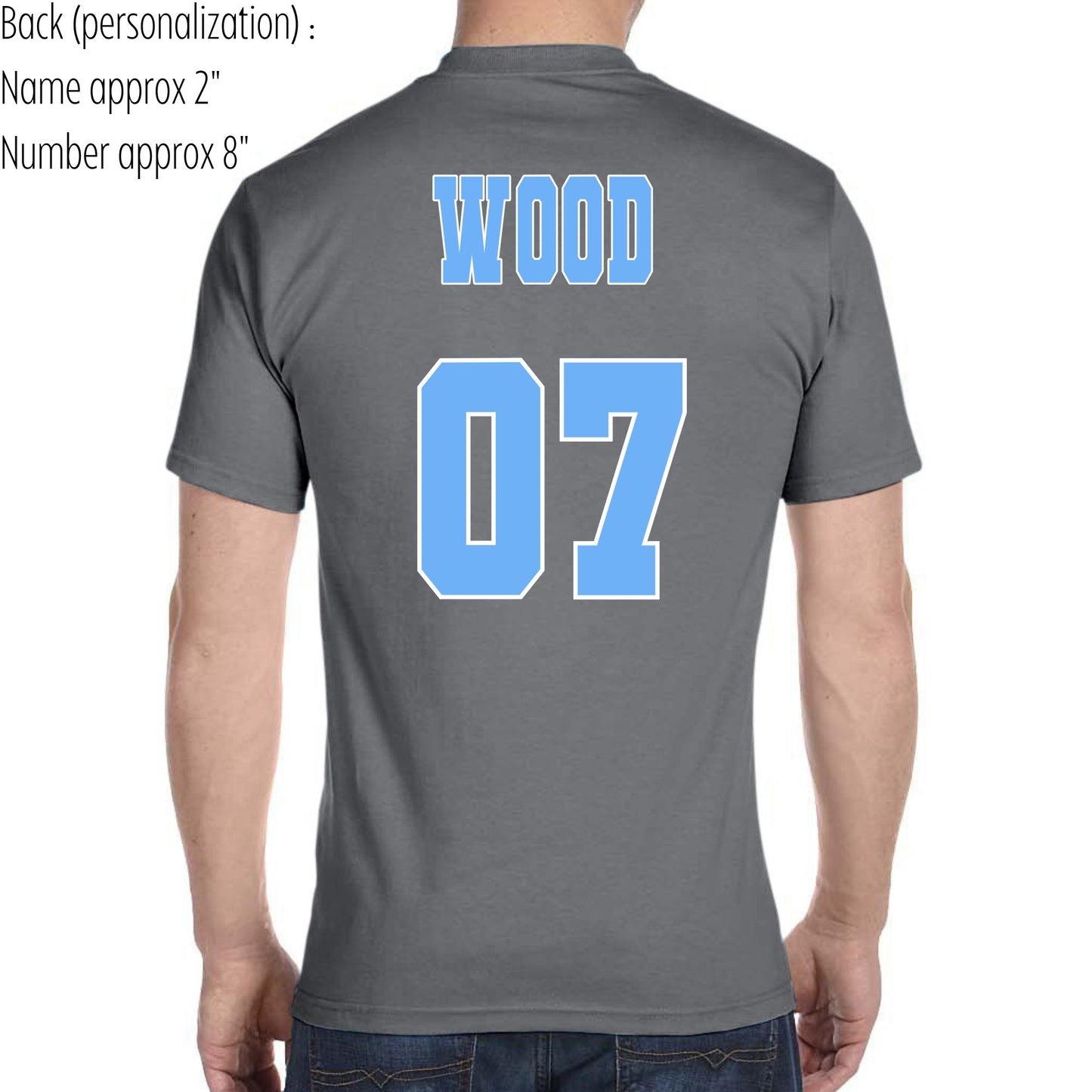 Storm ( White Outline ) Charcoal Long Sleeve Adult & Youth : TAT 10-14 business days from purchase date