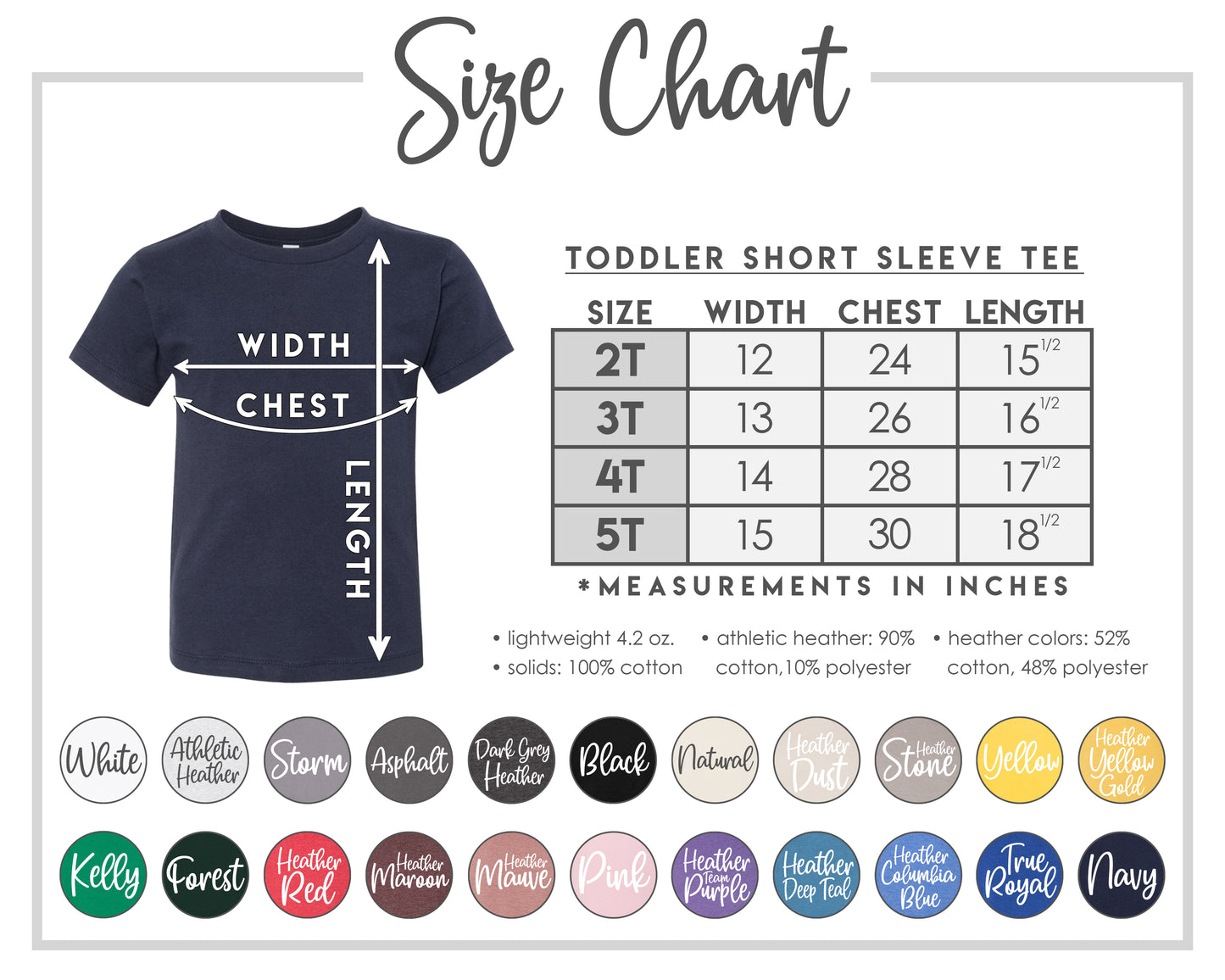 All American / Toddler / Youth / Adult / Short Sleeve