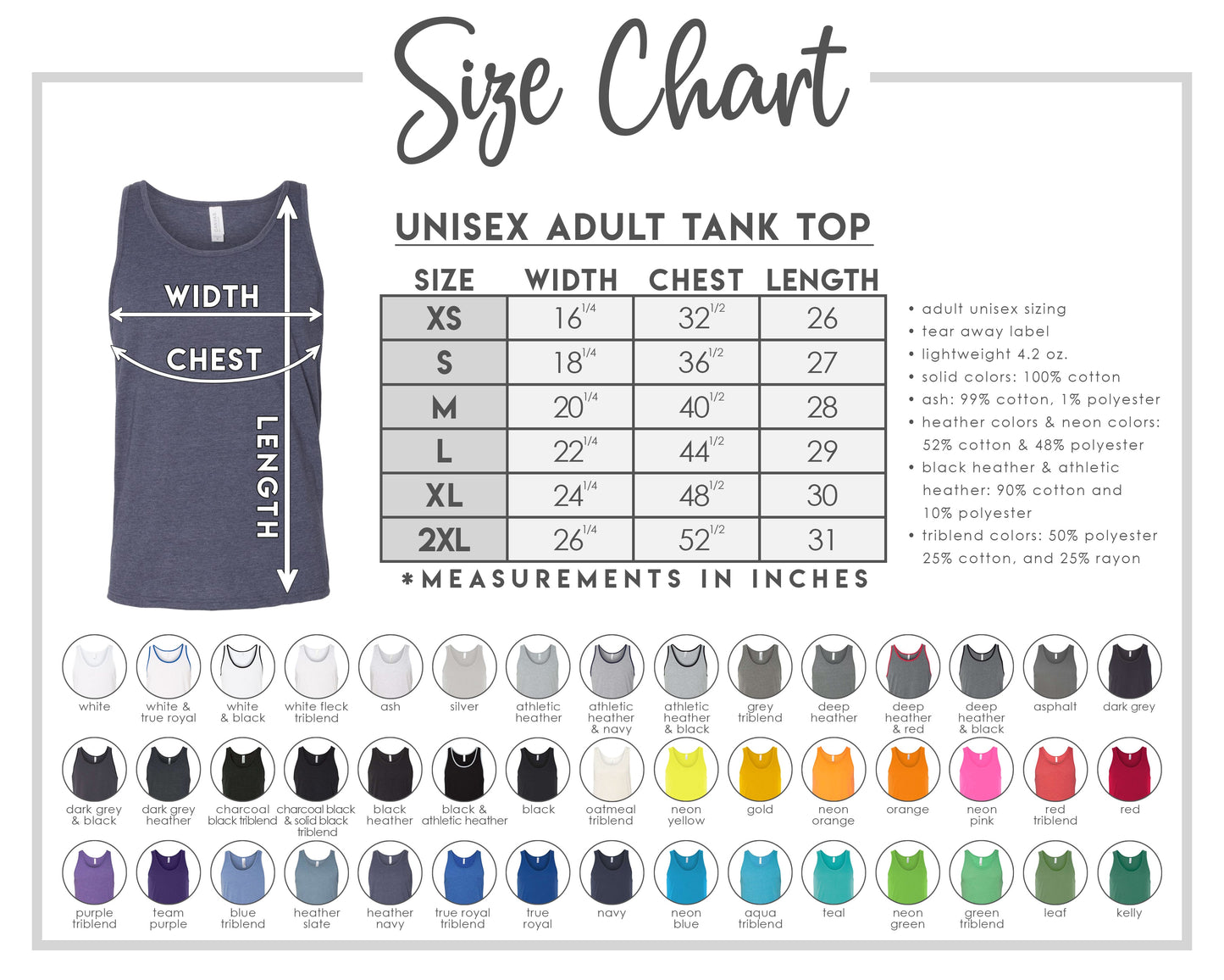 Storm White Unisex Tank Adult & Youth : TAT 10-14 business days from purchase date