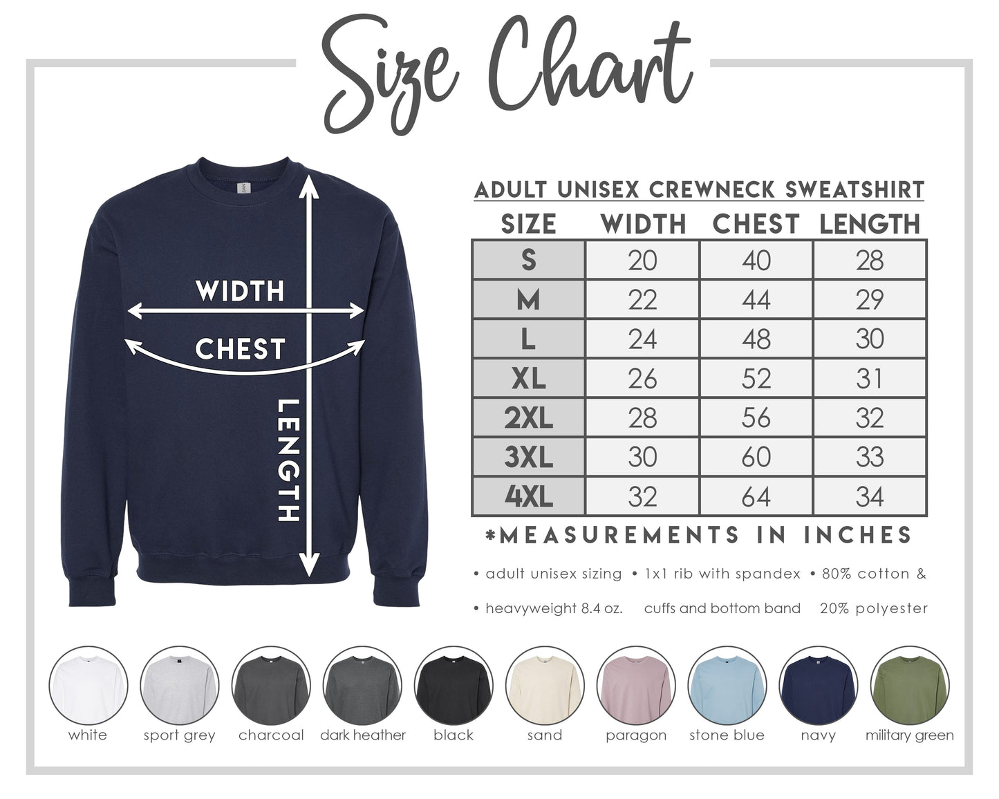 All Booked For Christmas / Adult / Long Sleeve / Crewneck Sweatshirt