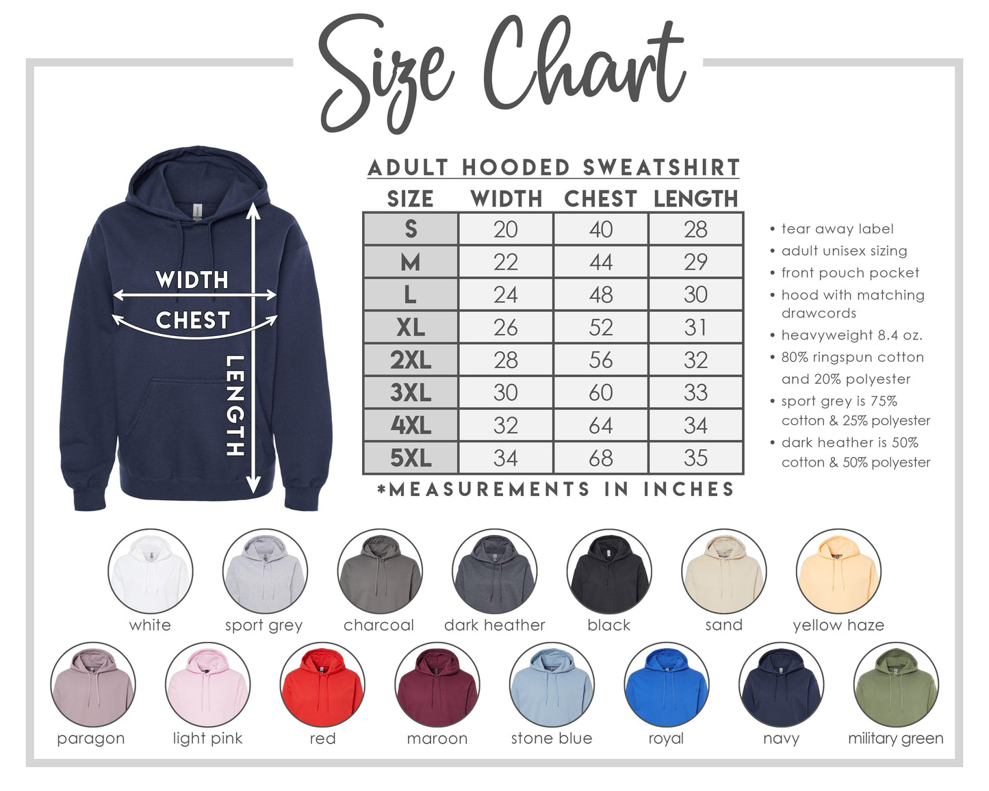 Zero Tolerance BASEBALL Navy Hooded Sweatshirt Adult & Youth : TAT 10-14 business days from purchase date