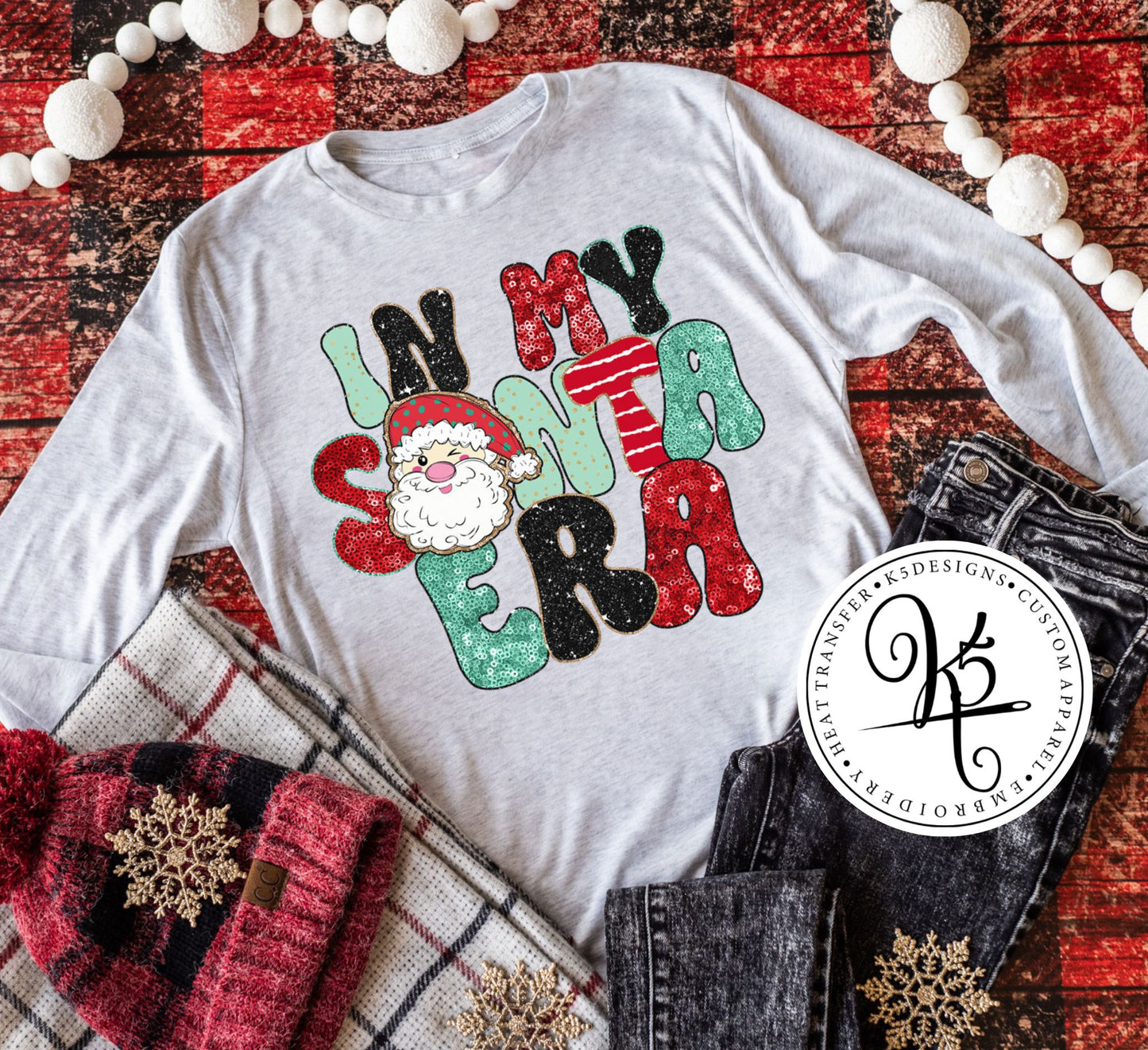 In My Santa Era / Adult / Short Sleeve / Long Sleeve / Crewneck