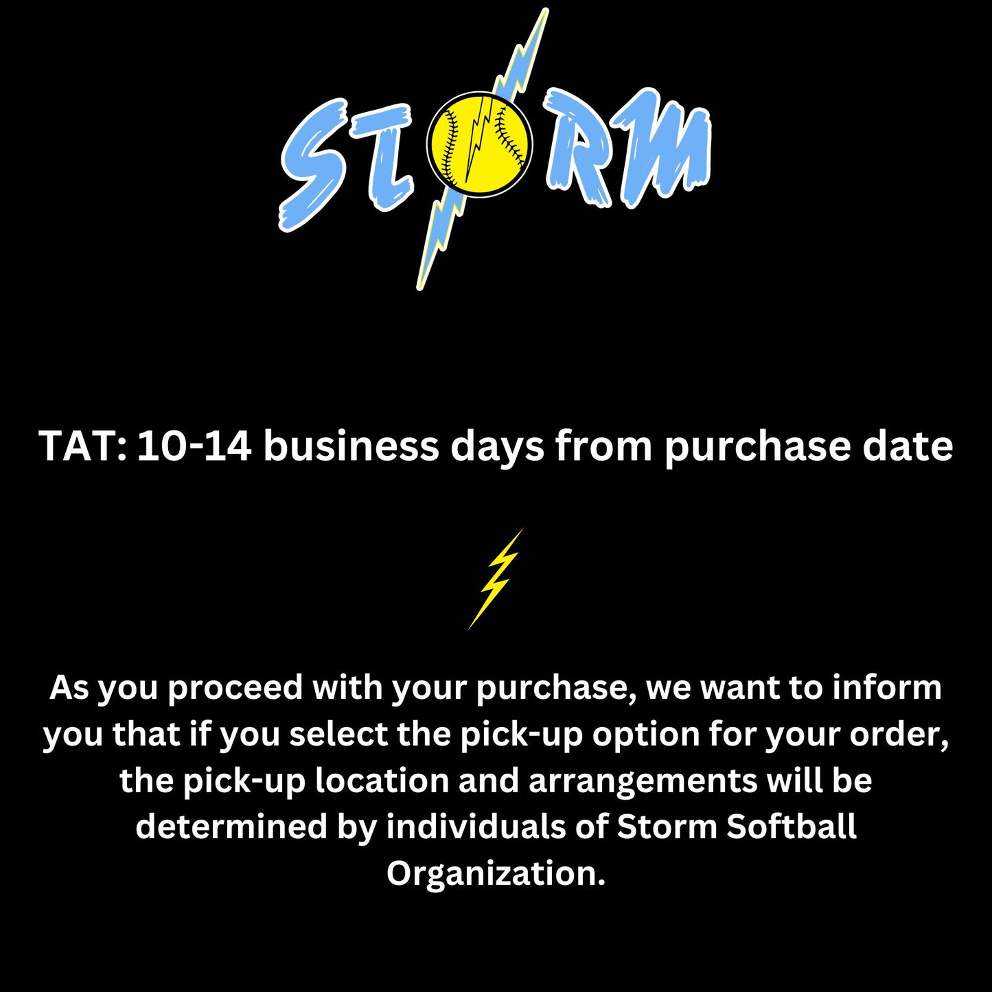 Storm Black Unisex Tank Adult & Youth : TAT 10-14 business days from purchase date