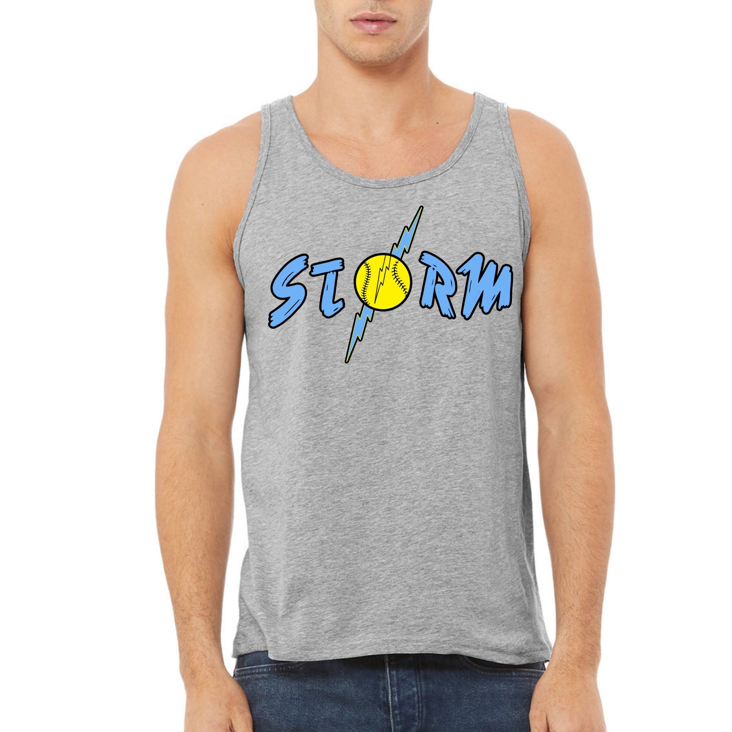 Storm Athletic Heather Unisex Tank Adult & Youth : TAT 10-14 business days from purchase date