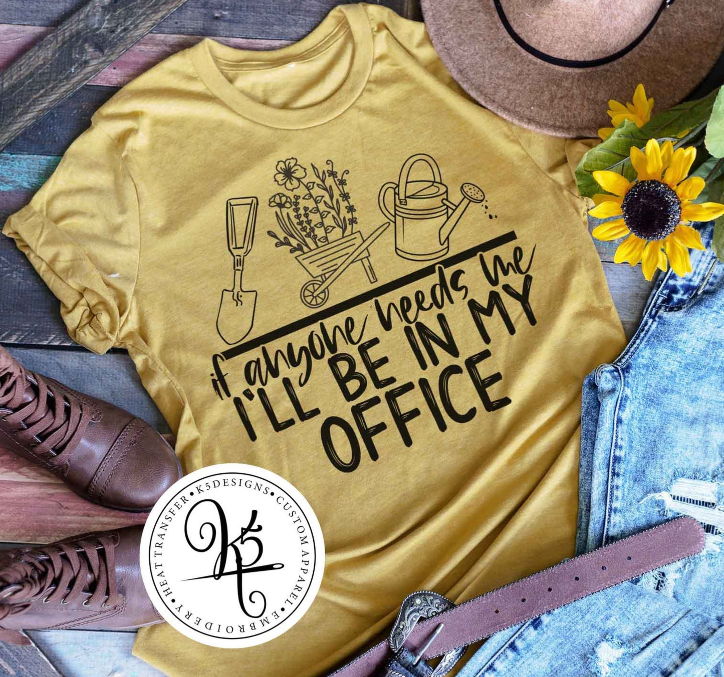 If Anyone Needs Me I'll Be In My Office / Adult / Short Sleeve