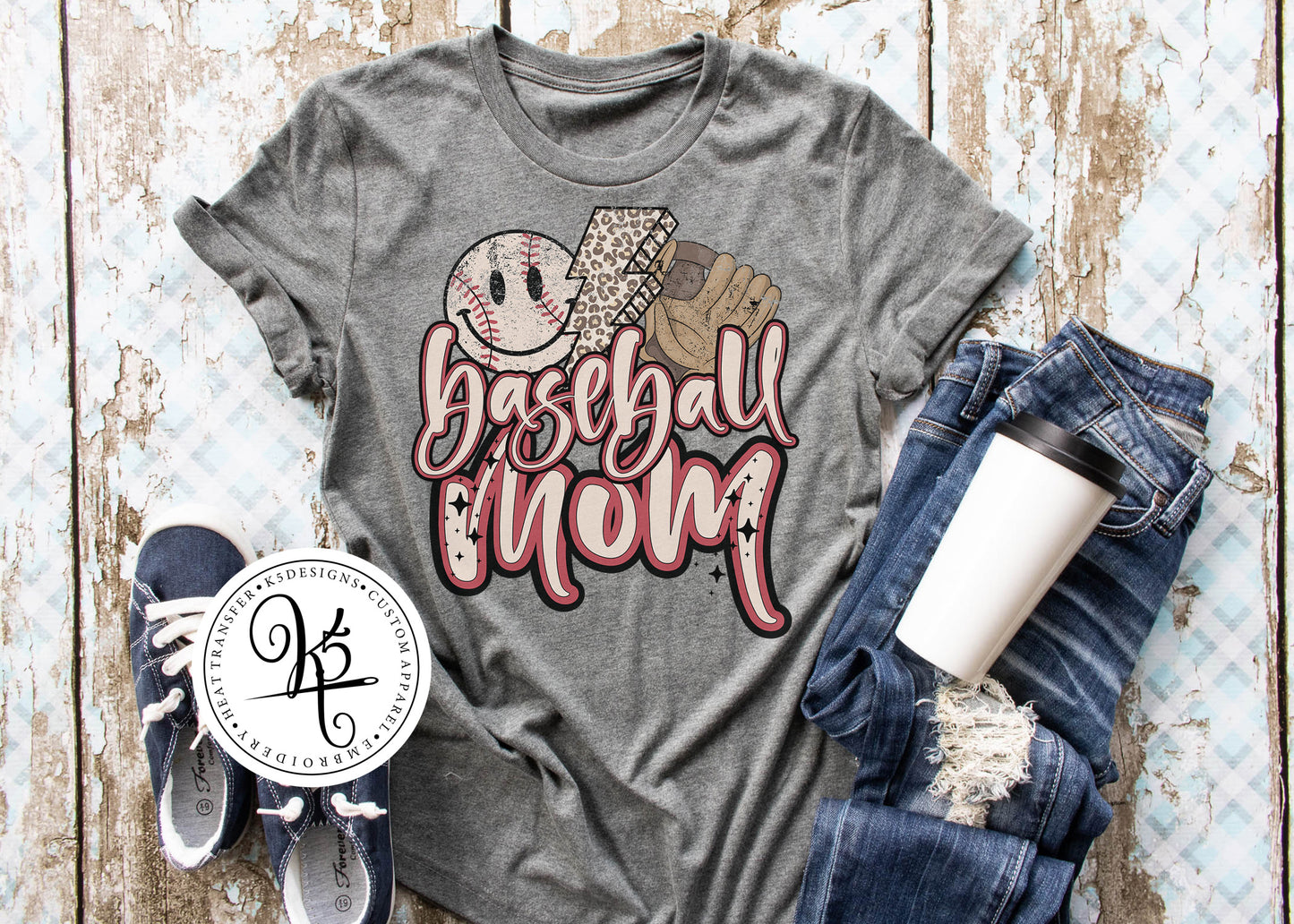 Baseball Mom / Adult / Short Sleeve