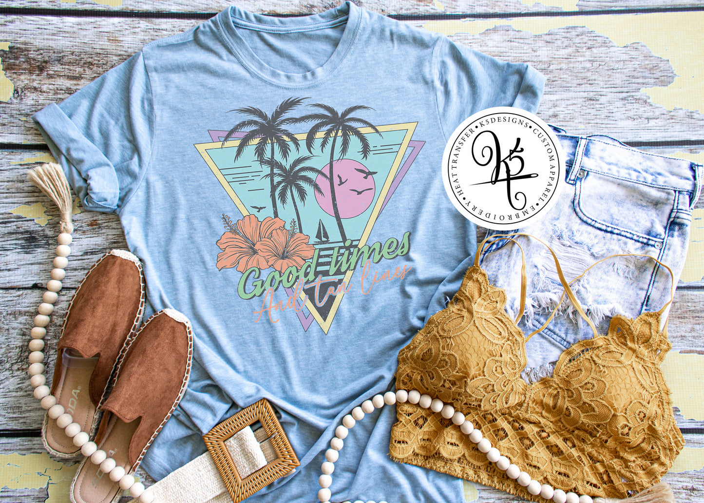 Good Times and Tan Lines / Adult / Short Sleeve