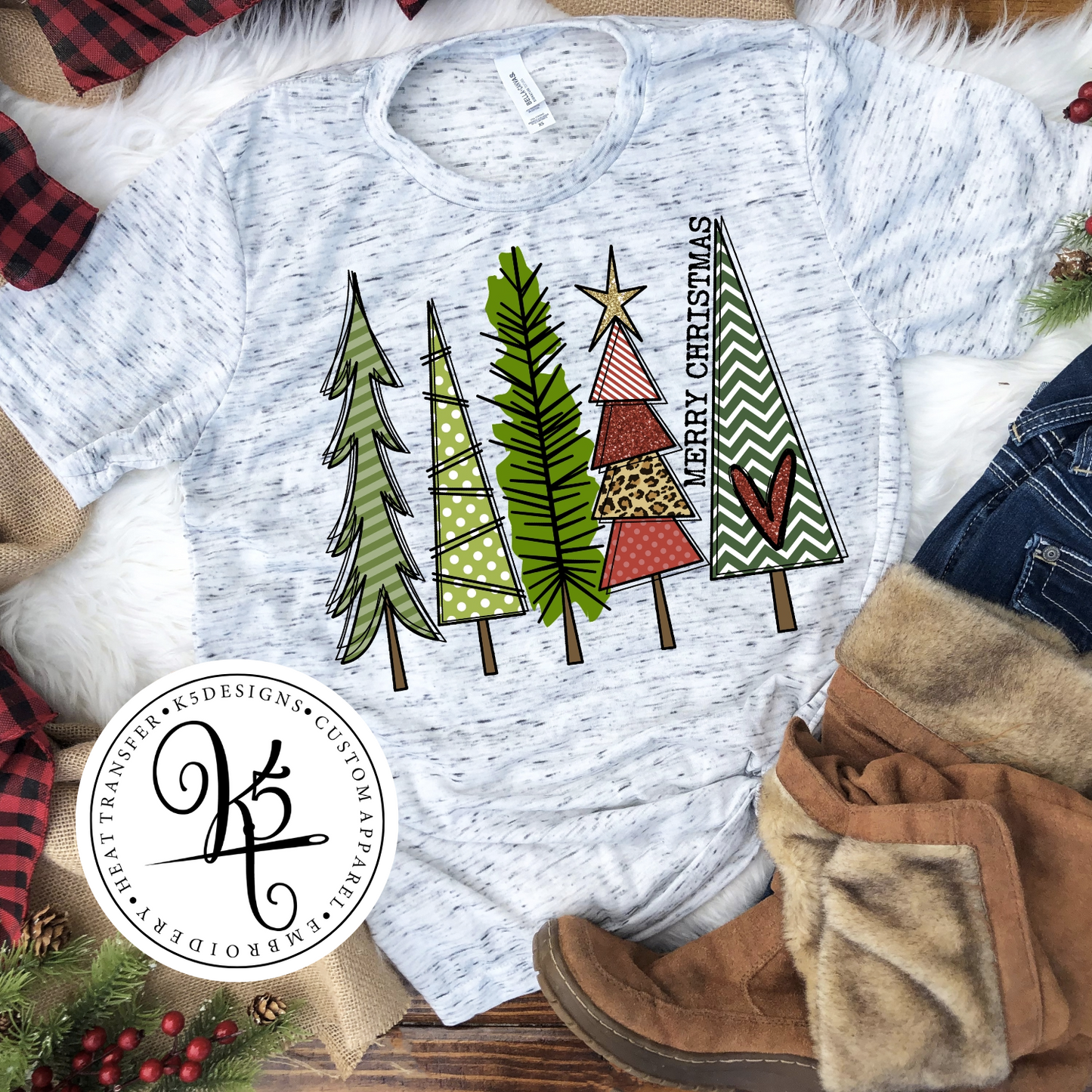 Multi Tree / Adult / Short Sleeve / Long Sleeve / Crewneck