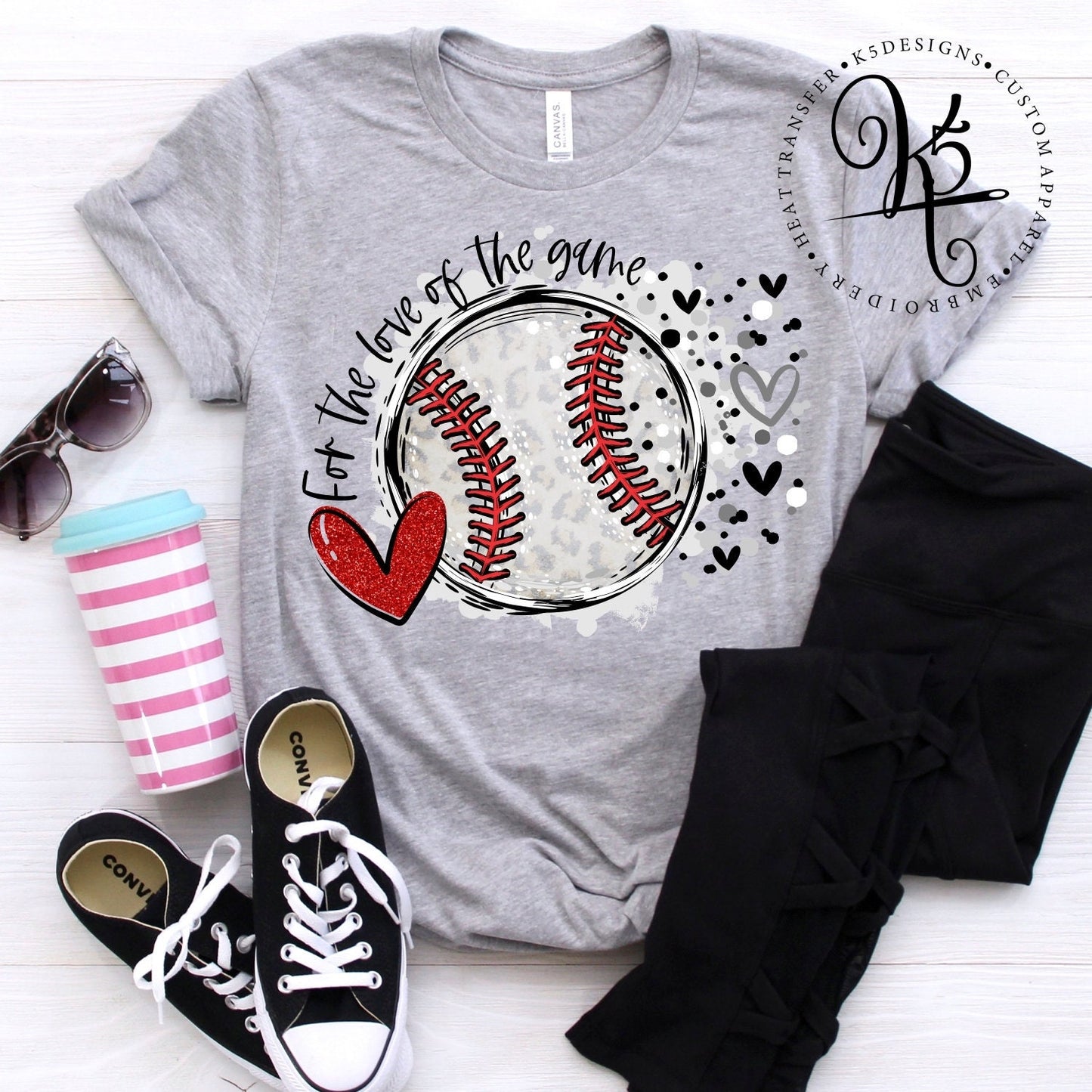 For The Love Of The Game Baseball / Adult / Short Sleeve