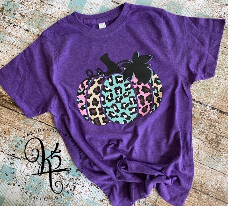 Leopard Pumpkin / Toddler / Youth / Short Sleeve