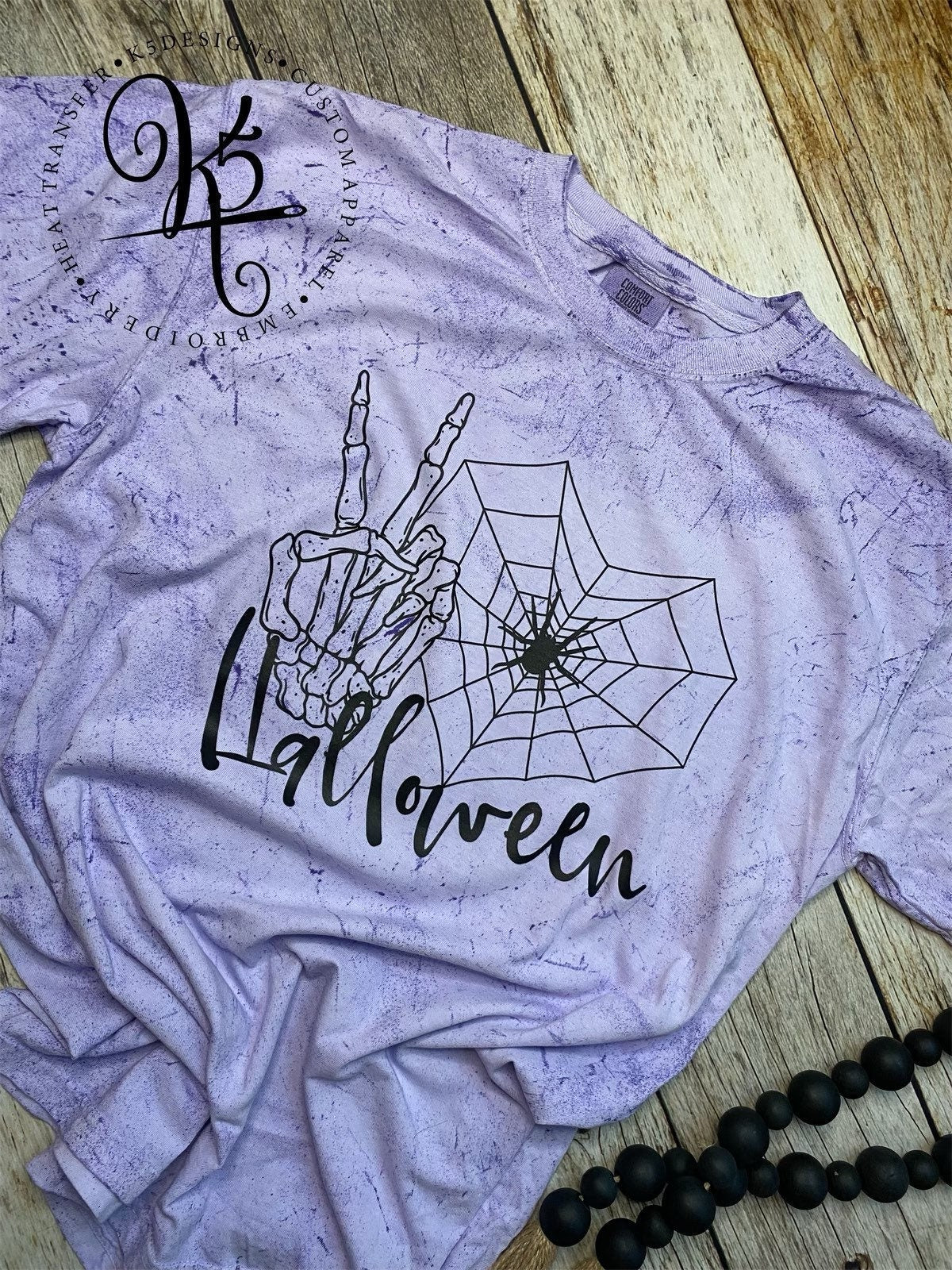 Peace Love Halloween Splatter / Adult /. Short Sleeve