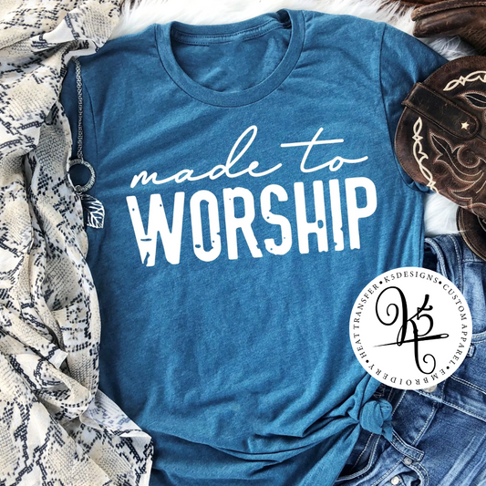 TShirt Tuesday Special / Made To Worship / Adult / Short Sleeve