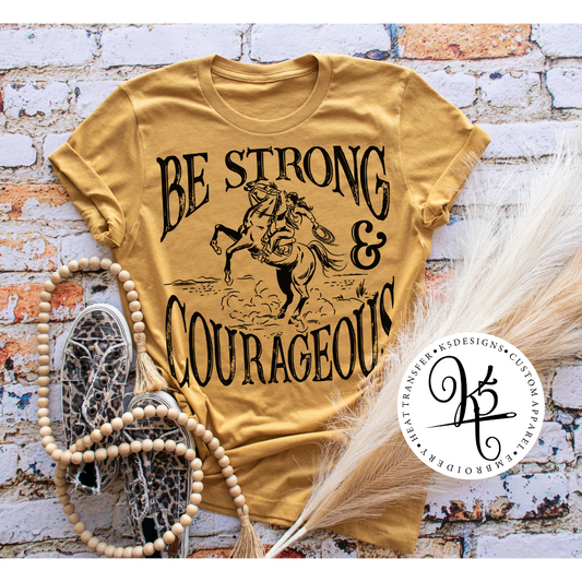 TShirt Tuesday Special / Strong & Courageous / Adult / Short Sleeve