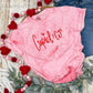 Cupid & Co. Embroidered Valentine Shirt | Comfort Colors Colorblast® Hibiscus
