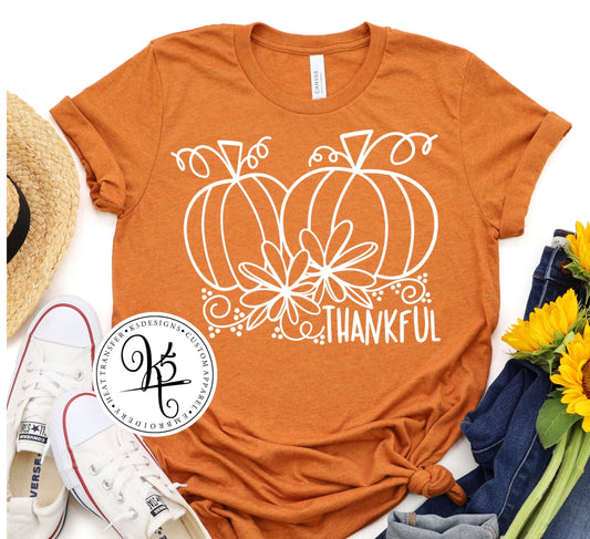 Thankful Double Pumpkin / Adult / Short Sleeve