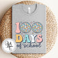 Retro 100 Days of School / Adult / Youth / Short Sleeve / Long Sleeve / Crewneck Sweatshirt