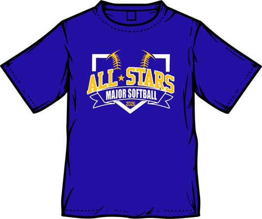 Elkton All Stars MAJOR Softball / Adult / Youth / Short Sleeve **Not guaranteed by tournament date