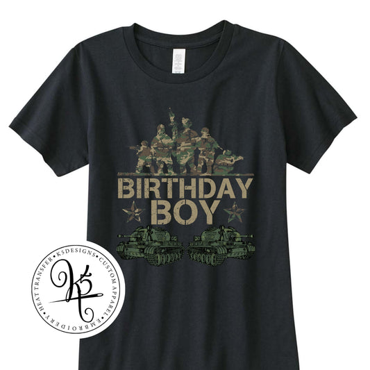 Army Birthday Boy / Toddler / Youth / Short Sleeve