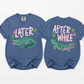 Later Gator Comfort Colors Tee | Front & Back Graphic Shirt | Retro Southern Alligator Tee