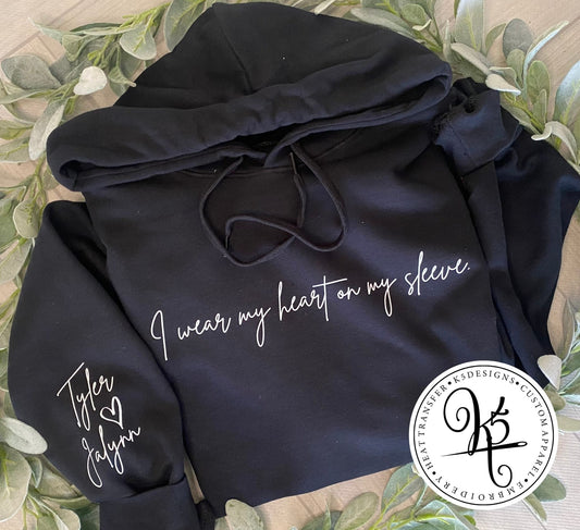 I Wear My Heart On My Sleeve / Adult / Hoodie