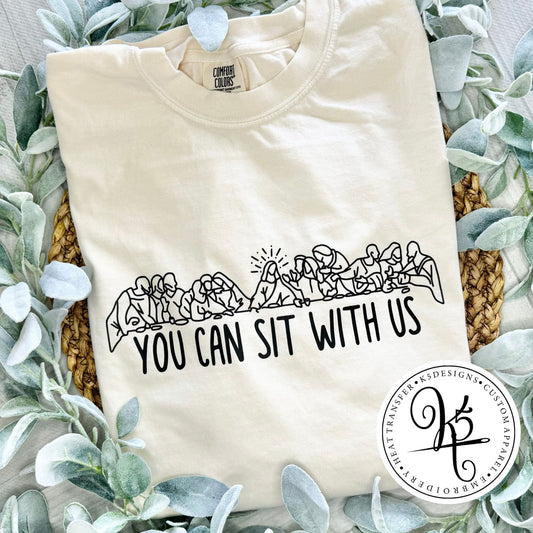 You Can Sit With Us / Adult / Short Sleeve