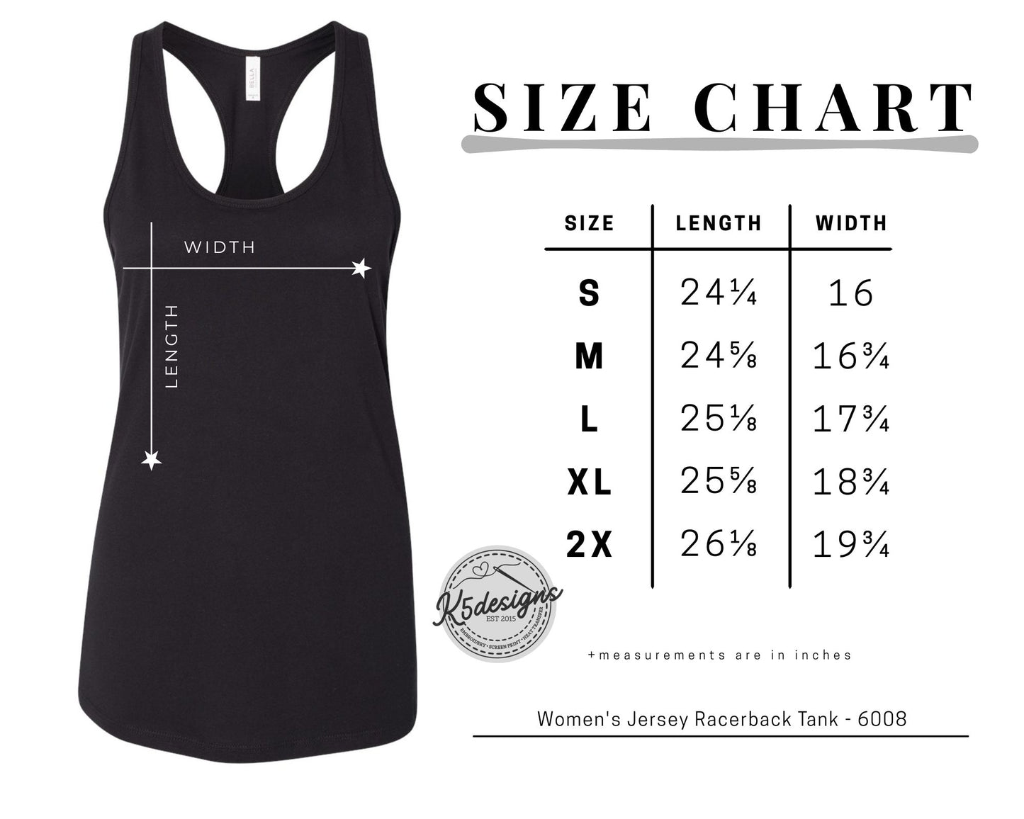 Storm Black Racerback Tank Ladies  : TAT 10-14 business days from purchase date