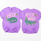 Later Gator Comfort Colors Tee | Front & Back Graphic Shirt | Retro Southern Alligator Tee