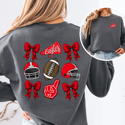 Rec. Cheer Crewneck Adult & Youth : TAT 10-14 business days from purchase date