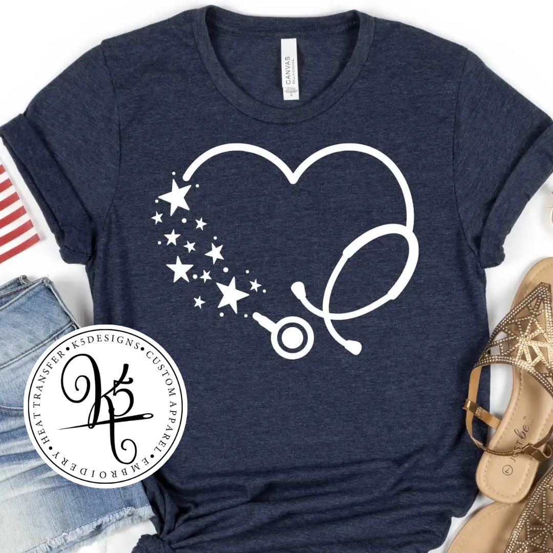 Star Stethoscope / Adult / Short Sleeve