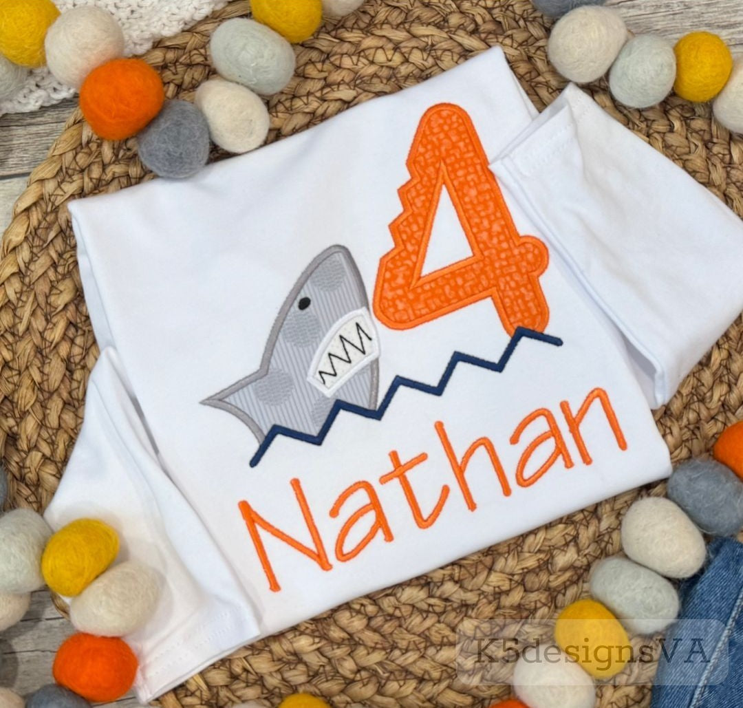 Shark Birthday Shirt