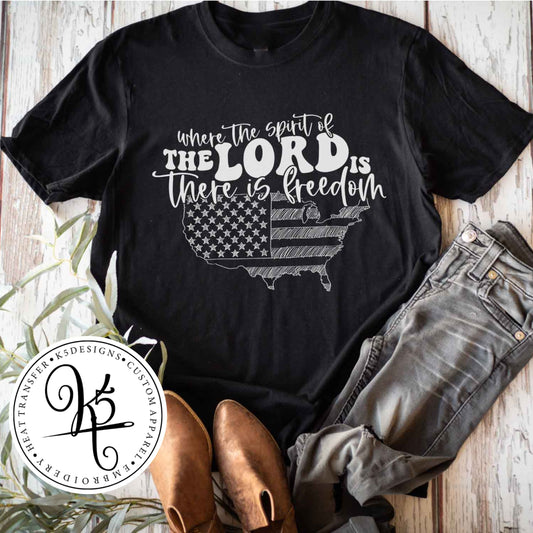 Where The Spirit of the Lord Is There Is Freedom / Adult / Short Sleeve