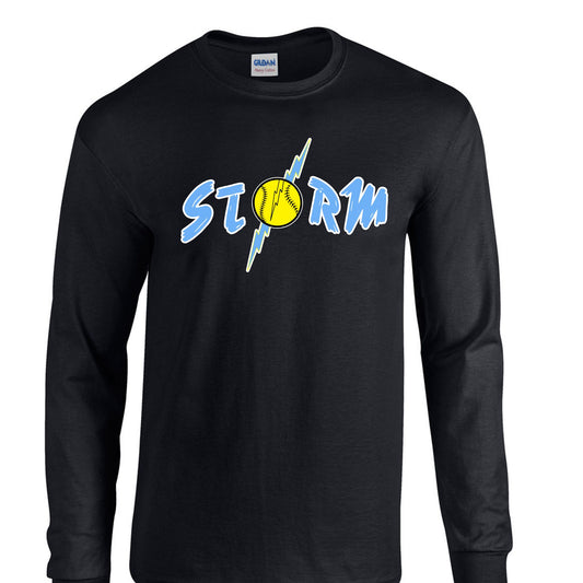 Storm Black Long Sleeve Adult & Youth  : TAT 10-14 business days from purchase date