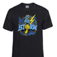 Storm Black Short Sleeve Tee Adult & Youth  : TAT 10-14 business days from purchase date