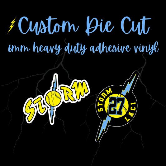 Storm Die Cut Vinyl Decals