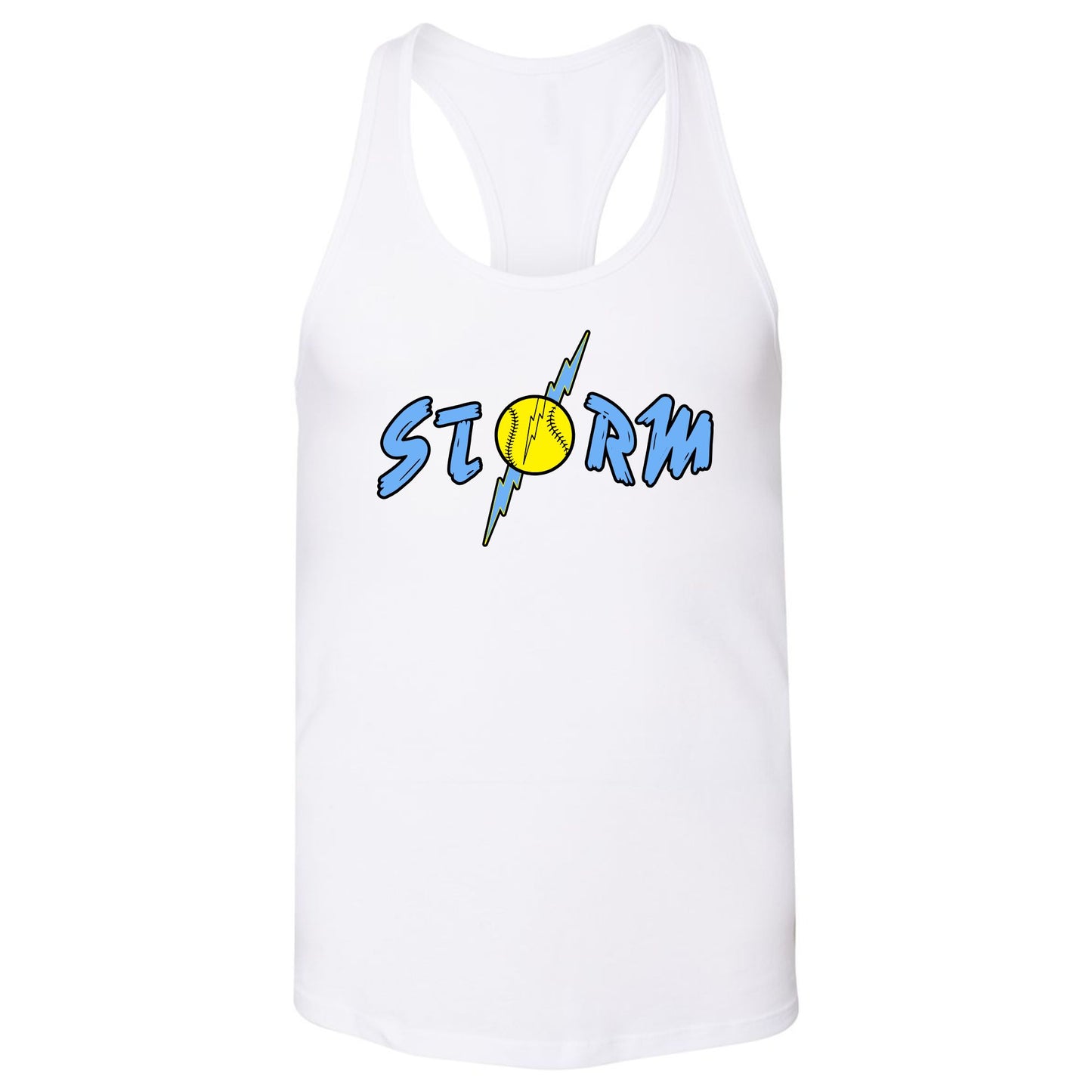 Storm White Racerback Tank Ladies  : TAT 10-14 business days from purchase date