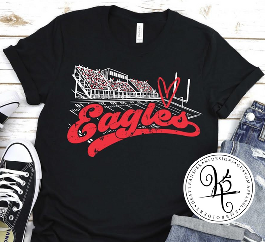 Eagles Football / Youth / Adult / Short Sleeve / Long Sleeve