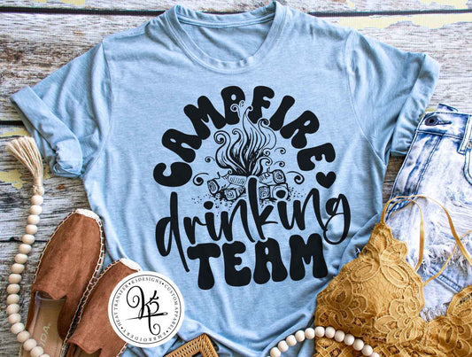 Campfire Drinking Team / Adult / Short Sleeve