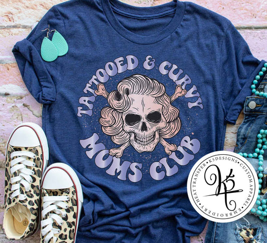 Tattooed and Curvy Moms Club / Adult / Short Sleeve