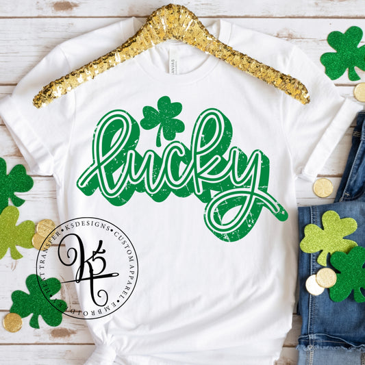 Retro Lucky / Adult / Short Sleeve / Long Sleeve / Crewneck Sweatshirt