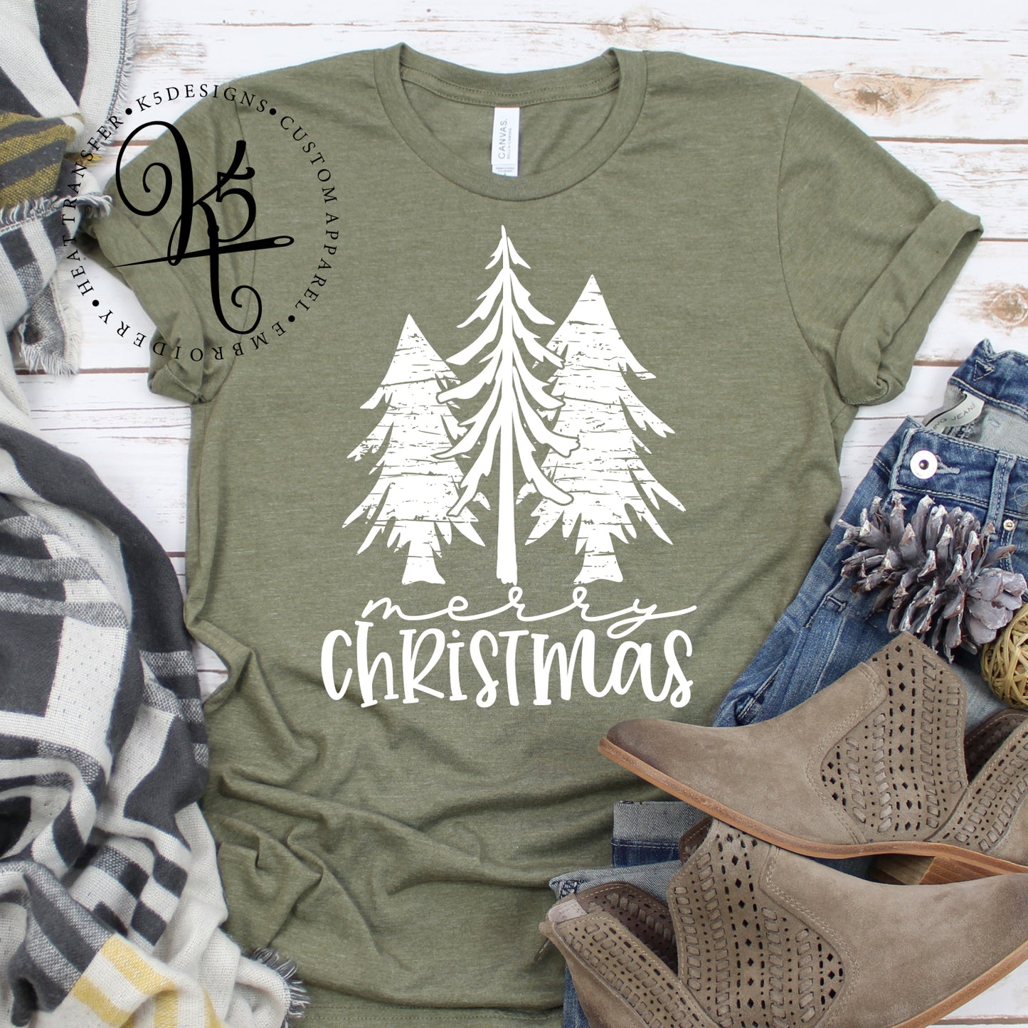 Merry Christmas - Trio / Adult / Short Sleeve