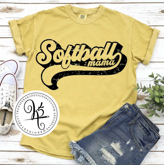 Softball Mama / Adult / Short Sleeve