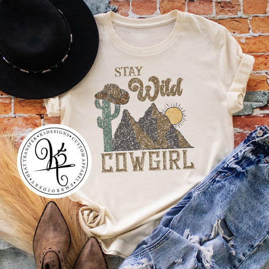 Stay Wild Cowgirl / Adult / Short Sleeve