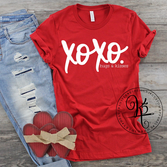 XOXO Hugs & Kisses / Adult / Short Sleeve