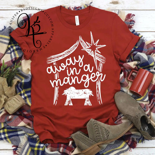 Away In A Manger / Adult / Short Sleeve