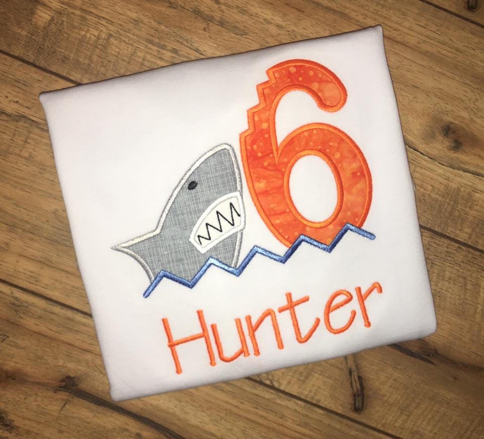 Shark Birthday Shirt